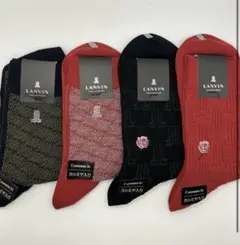 ★新品★ ランバン・コレクション メンズソックス 4足セット 23のサムネイル