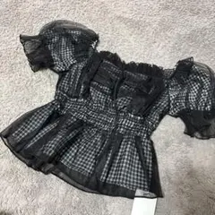 スナイデル ギャザーフリルオフショルブラウス