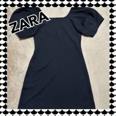 ZARA パフスリーブミニワンピ　チュニック