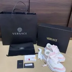 VERSACE ホワイト/ピンク スニーカーのサムネイル