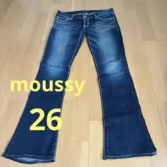 マウジー　ローライズデニム　ストレッチあり　26インチ