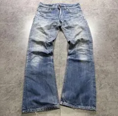 00s【archive】flare denim pants/Y2K/swag