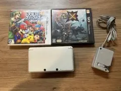 【充電不良】 3DS ホワイト 本体　ゲーム　2本