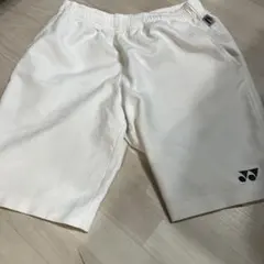 YONEX ホワイト ハーフパンツ