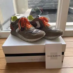 VOILE BLANCHE スニーカー グレー/オレンジ