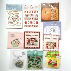 【未開封品】 フレークシール　ステッカー まとめ売り