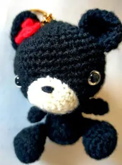 クマちゃん ぬいぐるみ キーホルダー ハンドメイド