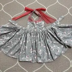 フラミンゴ柄エプロン