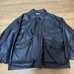 WYM LIDNM フェイクレザージャケット