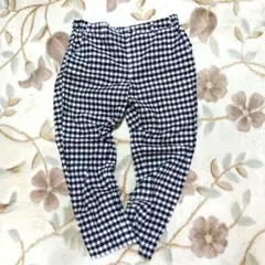 チェック柄 春夏用チノパンツ