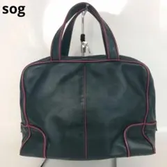 LOEWE ロエベ レザー ボストンバッグ ブラック 大容量 旅行バッグのサムネイル