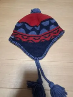 patagonia ポンポン付きニット帽