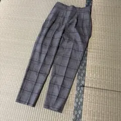 GLOBAL WORK チェック柄スラックス Mサイズ