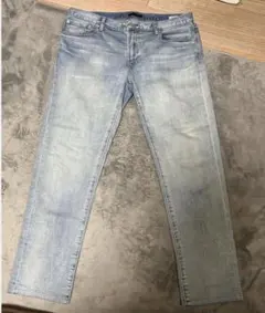 【新品未使用】UNIQLO 35インチ スリムフィットストレートジーンズ