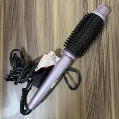 ブラシ型 カールヘアアイロン 本体 パープルのサムネイル