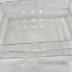 無印良品 重なるアクリルケース２段引出・大
