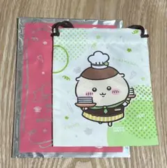 ココス × ちいかわ くりまんじゅう 巾着②