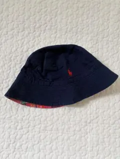Ralph Lauren ベビー帽子 リバーシブル 48cm