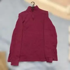 POLO RALPH LAUREN ハーフジップニット　バーガンディ