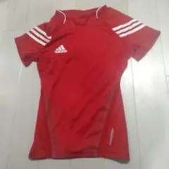 XS adidas アディダス レッド Tシャツ スポーツウェア 軽量 通気性