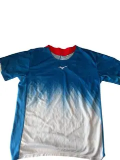 Mizuno 赤青グラデーション Tシャツ 2枚セット（バラ売り対応可