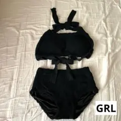 GRLグレイル ピコレース セパレート水着ビキニ黒ブラックのサムネイル
