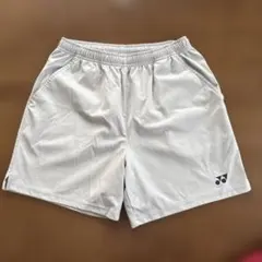 YONEX ゲームパンツ ショートパンツ Oサイズ　ライトグレー