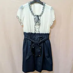 美品】GAL FIT ギャルフィット 半袖 ひざ丈ワンピース サイズ11ARのサムネイル