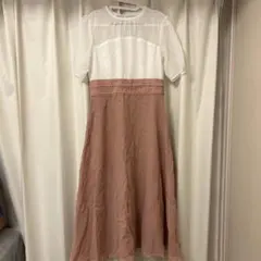 JJ's Houseホワイトピンクのパーティドレス