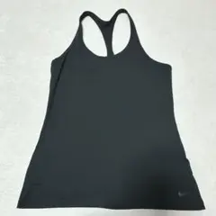 【NIKE】美品 レーサーバック トレーニング タンクトップ 黒 XL相当