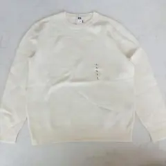 UNIQLO ウォッシャブルミラノリブクルーネックセーター L（C119）