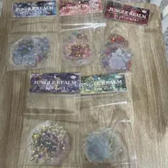 コラージュ素材(花　シール)