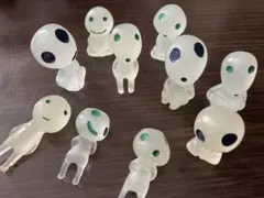 こだま フィギュア 10体セット 蓄光タイプのサムネイル