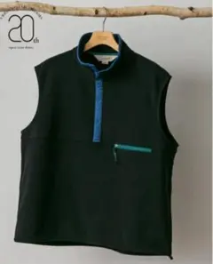 エルエルビーン　ブラック ハーフジップ フリースジャケット　M