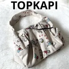 ✨希少品✨ TOPKAPI Le midi 総柄 キャンバス ハンドバッグのサムネイル
