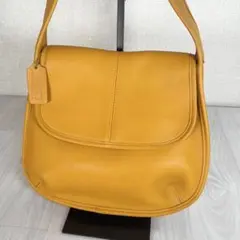 【美品】オールド コーチ　9034 エルゴ フラップバッグ　希少カラー　USA製