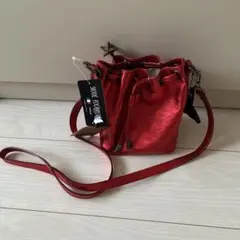 MODE FOURRURE 巾着 ショルダーバッグ レッドのサムネイル