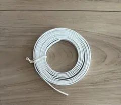 CAT.6A UTPフラットLANケーブル ホワイト　約2.1m