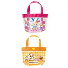 サンリオ プールバッグ風ミニポーチ 2 コロコロクリリン ウサハナ
