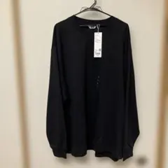 黒 長袖カットソー