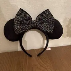 Disney カチューシャ スパンコール ブラック