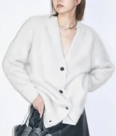 GALLARDA GALANTE ウールカシミヤロングカーディガンのサムネイル