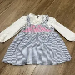 baby gap ストライプ柄ワンピースとパンツセット