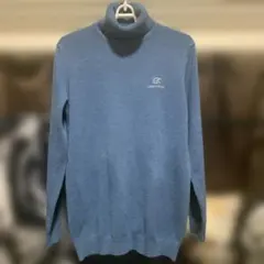 CRRTMARO タートルネック ニット ブルー