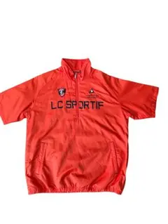 le coq sportif オレンジ ハーフジップ LL