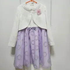 入学式　セレモニー　4点セット　ワンピース　ブランシェス　120