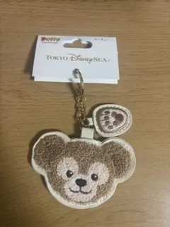 東京ディズニーシー　ダッフィー　サガラ刺繍　キーチェーンのサムネイル