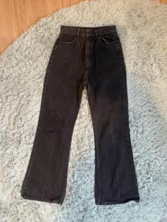 ブラックフレアデニム