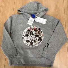 ディズニー　ミッキー　パーカー　レンチキュラー　グレー　120 新品未使用