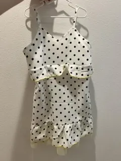 しまむら SUNNY AND SUNDAY ドッド柄ワンピ